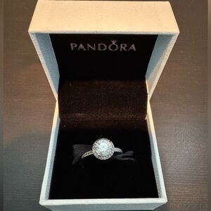 Pandora Round Sparkle Ring